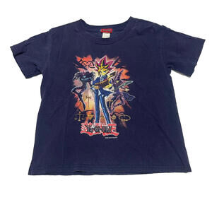 VTG Yu-Gi-Oh T Shirt Takahashi Youth L 1996 Print Manga Card Game Large